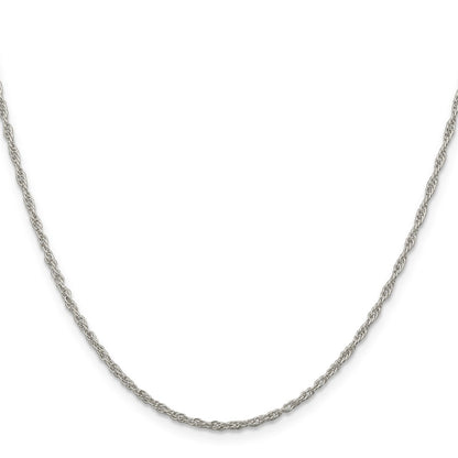 26 Inch Sterling Silver 1.95mm Loose Rope Chain Necklace