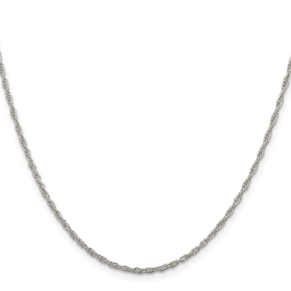 20 Inch Sterling Silver 1.95mm Loose Rope Chain Necklace