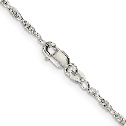 18 Inch Sterling Silver 1.95mm Loose Rope Chain Necklace