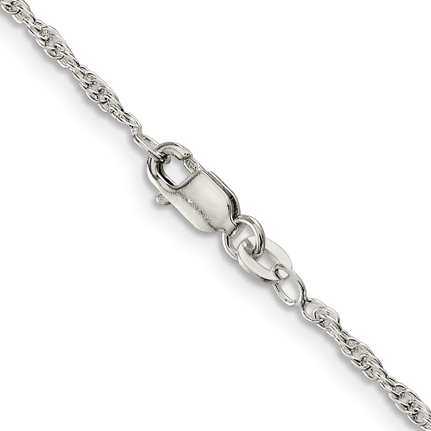 30 Inch Sterling Silver 1.95mm Loose Rope Chain Necklace