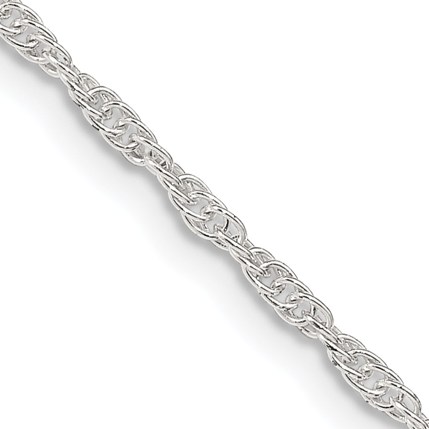 30 Inch Sterling Silver 1.95mm Loose Rope Chain Necklace