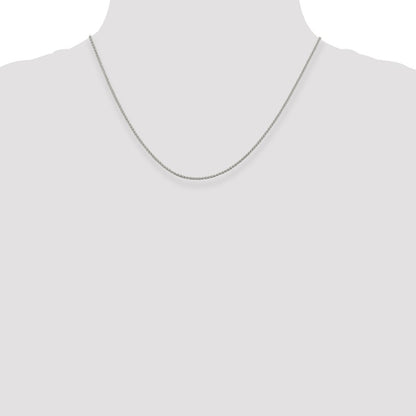 18 Inch Sterling Silver 1.6mm Corona Chain Necklace