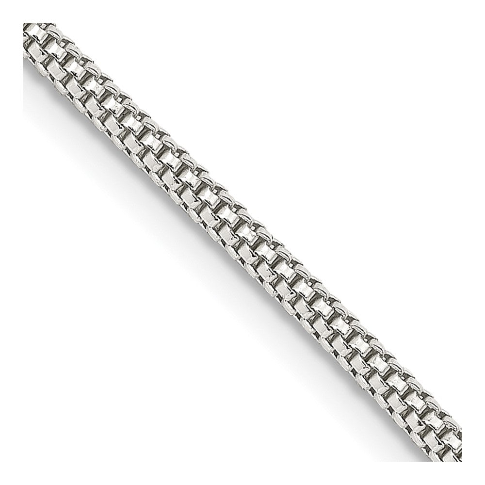 16 Inch Sterling Silver 2mm Corona Chain Necklace