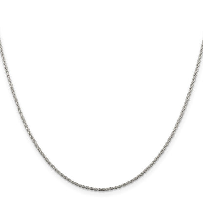 30 Inch Sterling Silver 1.3mm Loose Rope Chain Necklace