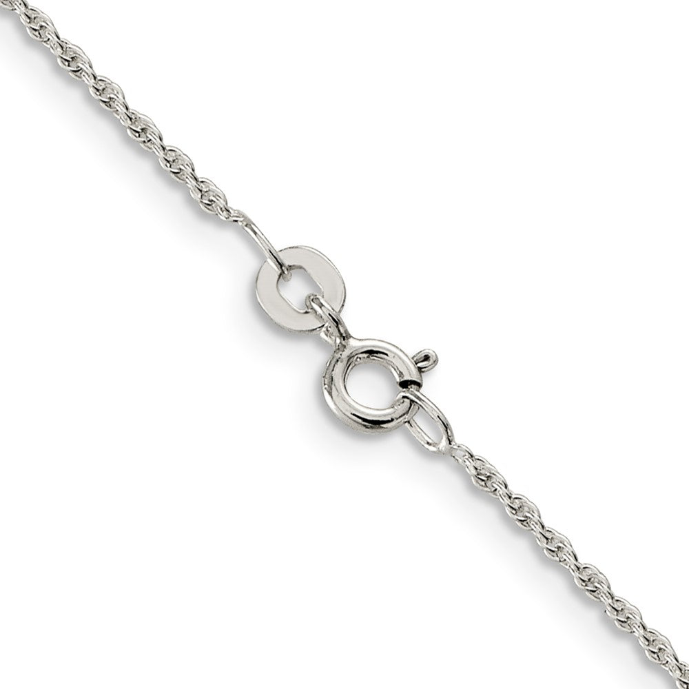 26 Inch Sterling Silver 1.3mm Loose Rope Chain Necklace
