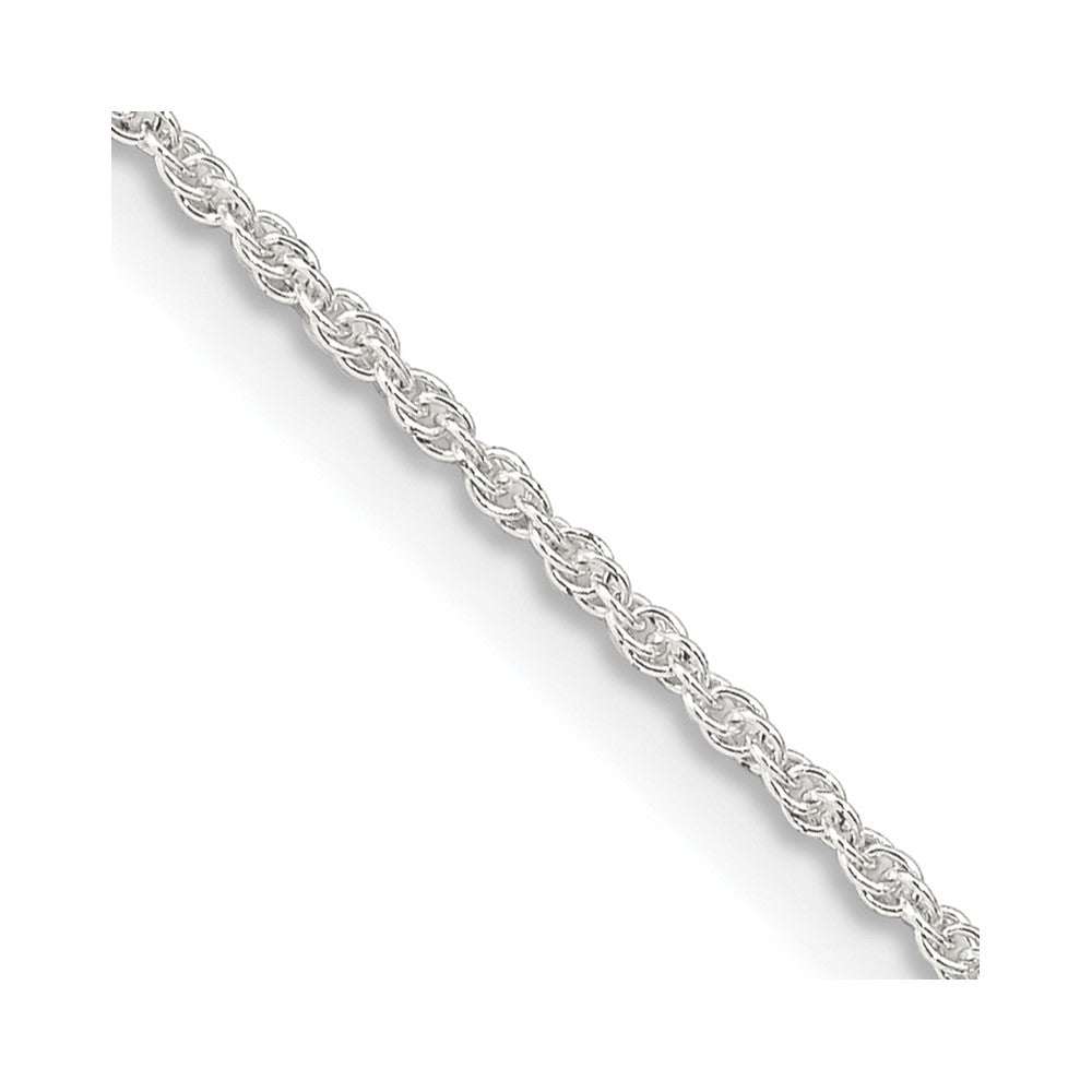 26 Inch Sterling Silver 1.3mm Loose Rope Chain Necklace