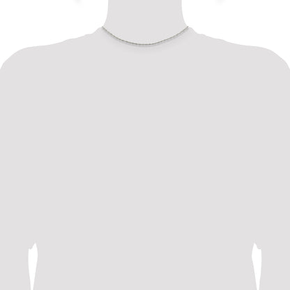 14 Inch Sterling Silver 1.4mm Singapore Chain