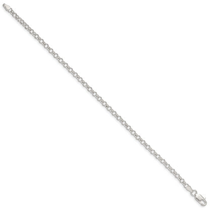 7 Inch Sterling Silver 3.5mm Rolo Chain