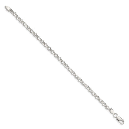 7.5 Inch Sterling Silver 4.75mm Rolo Bracelet