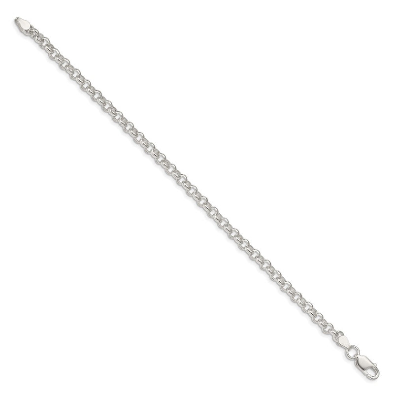 7.5 Inch Sterling Silver 4.75mm Rolo Bracelet