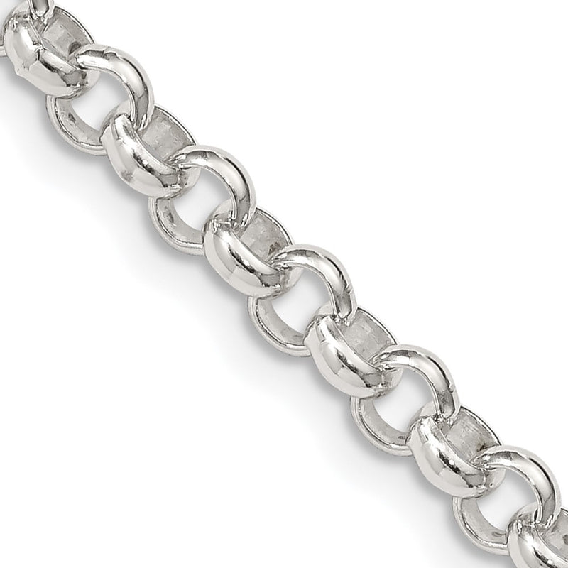 26 Inch Sterling Silver 4.6mm Rolo Chain Necklace