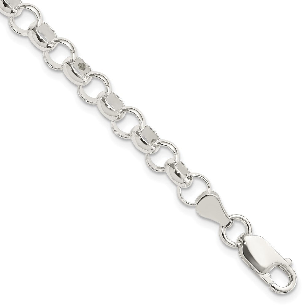 Sterling Silver 6.0mm Belcher Light Chain Bracelet