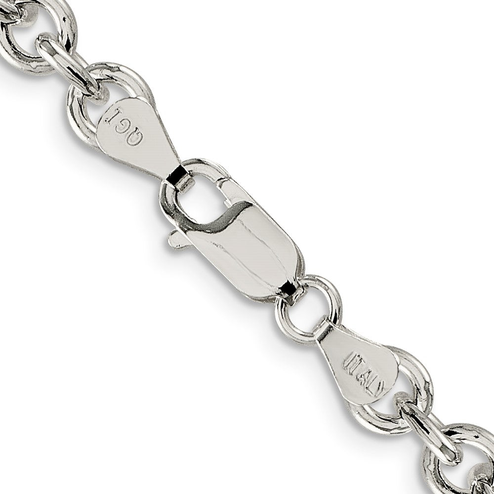 30 Inch Sterling Silver 6.1mm Cable Chain Necklace