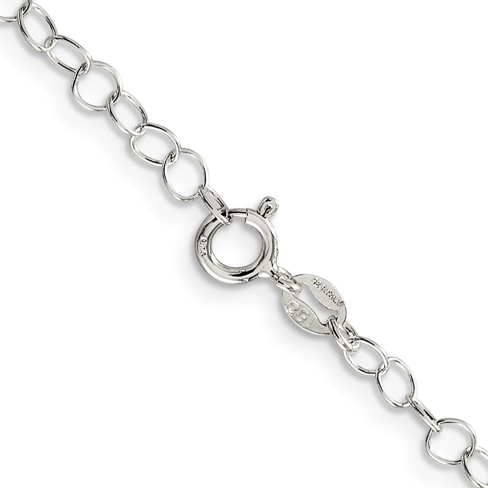 24 Inch Sterling Silver 3.5mm Fancy Cable Chain Necklace