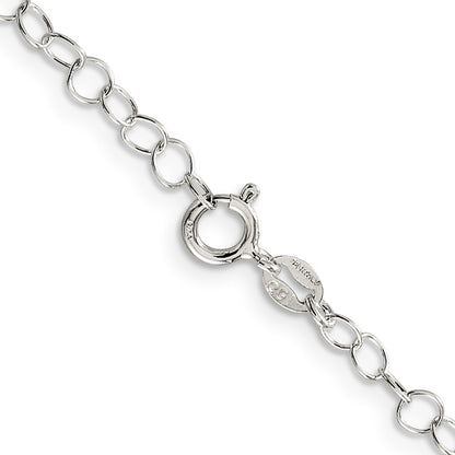 24 Inch Sterling Silver 3.5mm Fancy Cable Chain Necklace