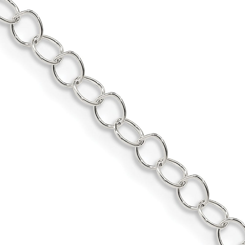 20 Inch Sterling Silver 3.5mm Fancy Cable Chain Necklace