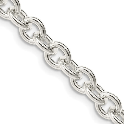 30 Inch Sterling Silver 6.1mm Cable Chain Necklace