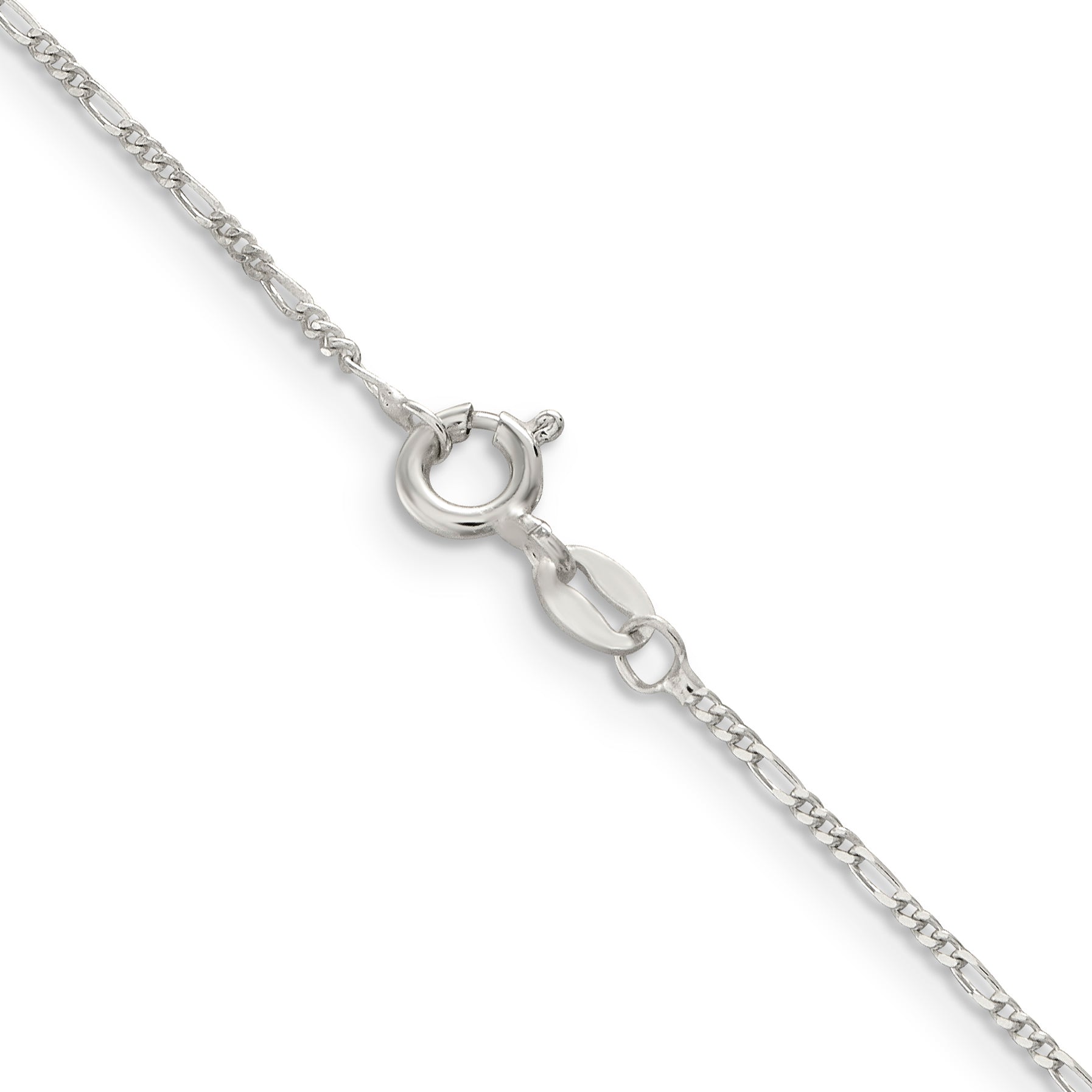 22 Inch Sterling Silver 1.2mm Figaro Chain