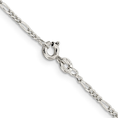 14 Inch Sterling Silver 1.75mm Figaro Chain
