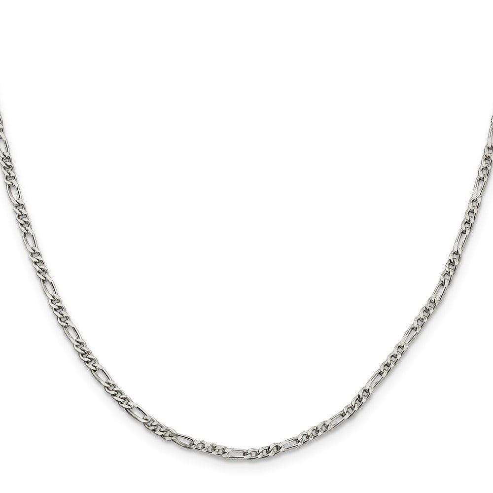 Sterling Silver 2.5mm Figaro Chain Children's Necklace