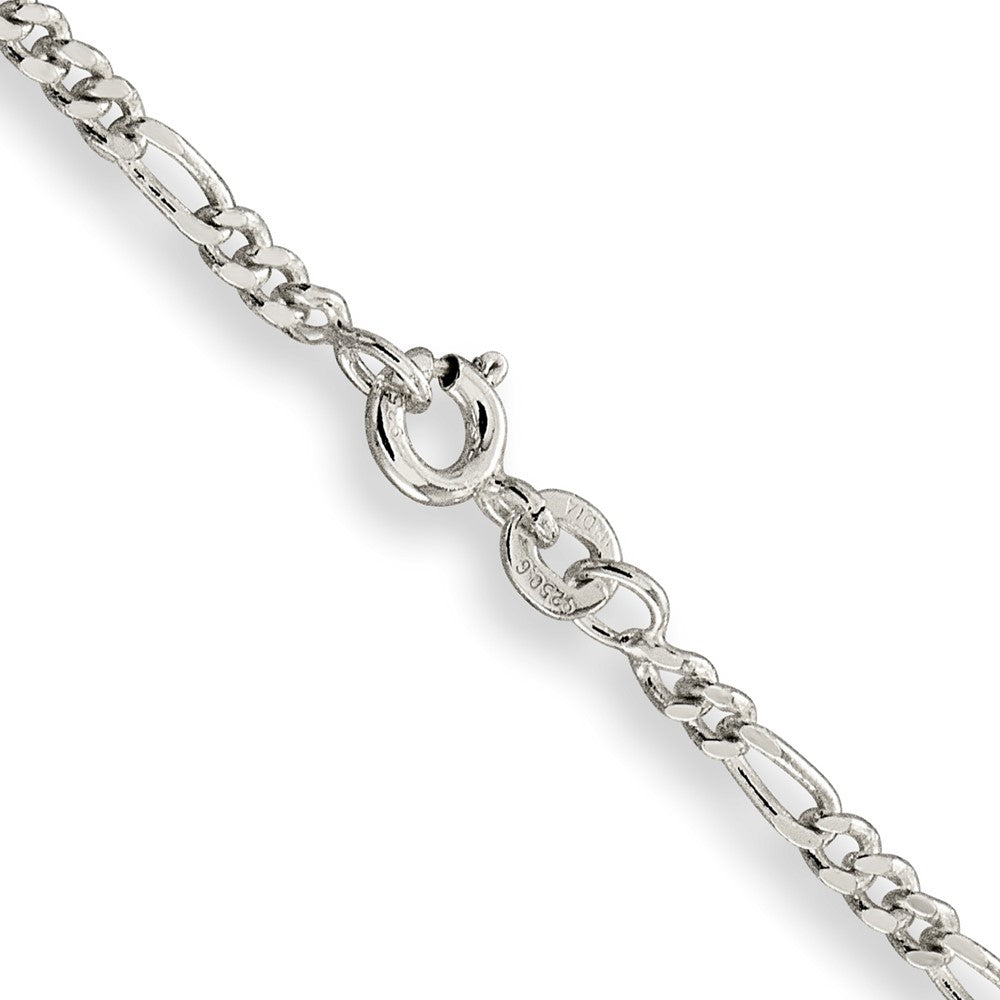 Sterling Silver 2.5mm Figaro Chain Children's Necklace