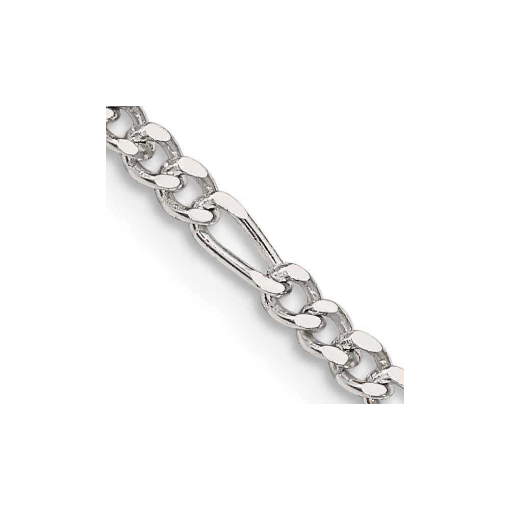 Sterling Silver 2.5mm Figaro Chain Children's Necklace