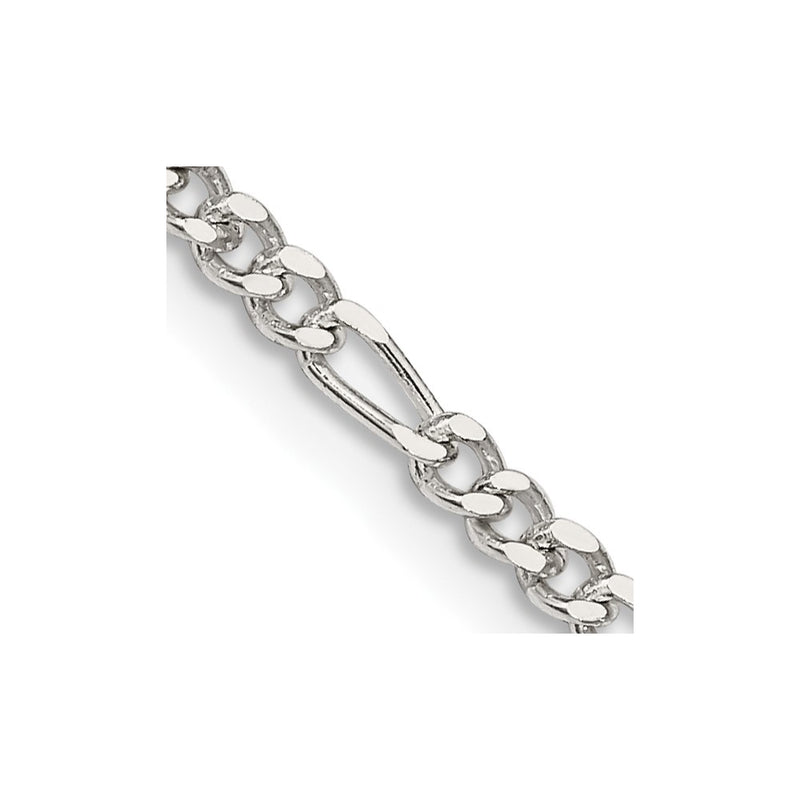 Sterling Silver 2.5mm Figaro Chain Children's Necklace