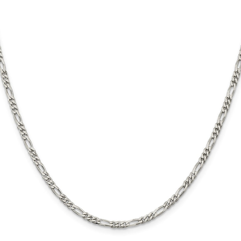 Sterling Silver 2.85mm Figaro Chain Children's Necklace