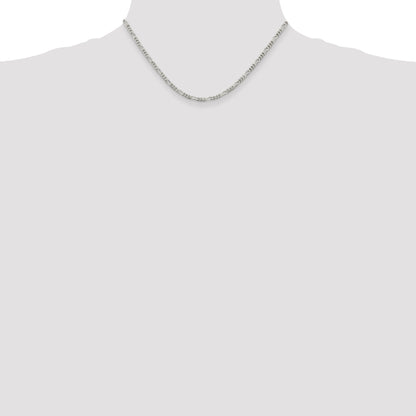 16 Inch Sterling Silver 2.85mm Figaro Chain