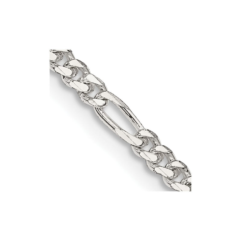 Sterling Silver 2.85mm Figaro Chain Children's Necklace