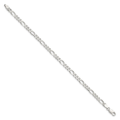 8 Inch Sterling Silver 4.5mm Figaro Chain