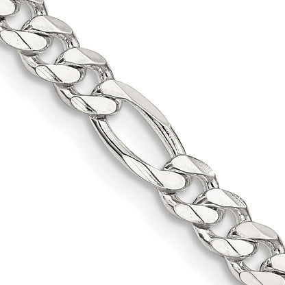 30 Inch Sterling Silver 4.5mm Figaro Chain