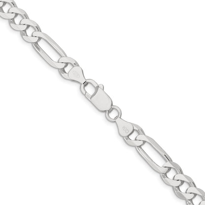 30 Inch Sterling Silver 7.5mm Figaro Chain Necklace