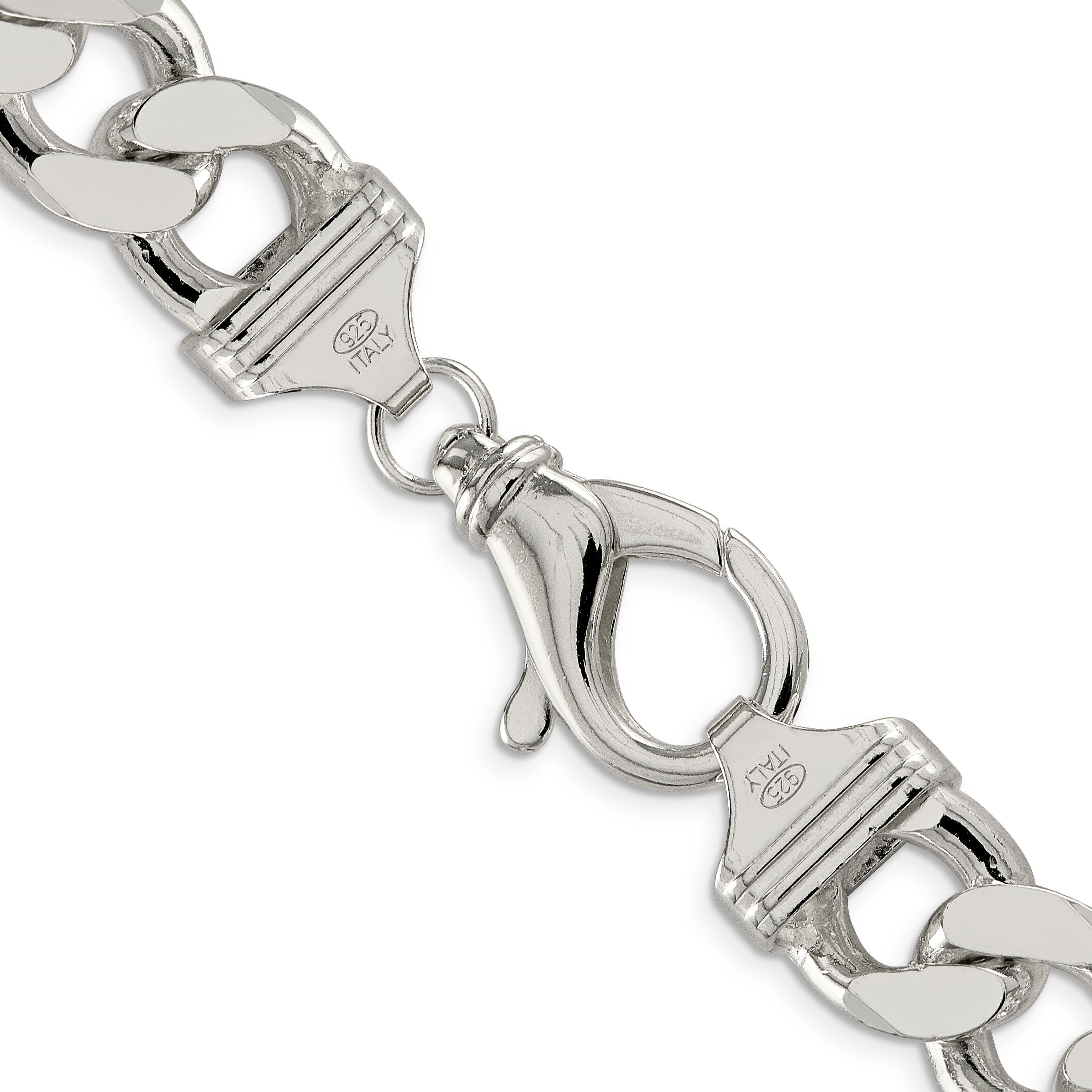 24 Inch Sterling Silver 15mm Figaro Chain