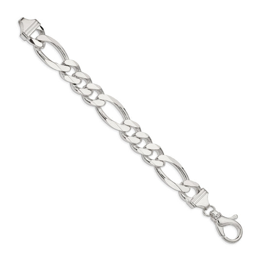 10 Inch Sterling Silver 15mm Figaro Chain