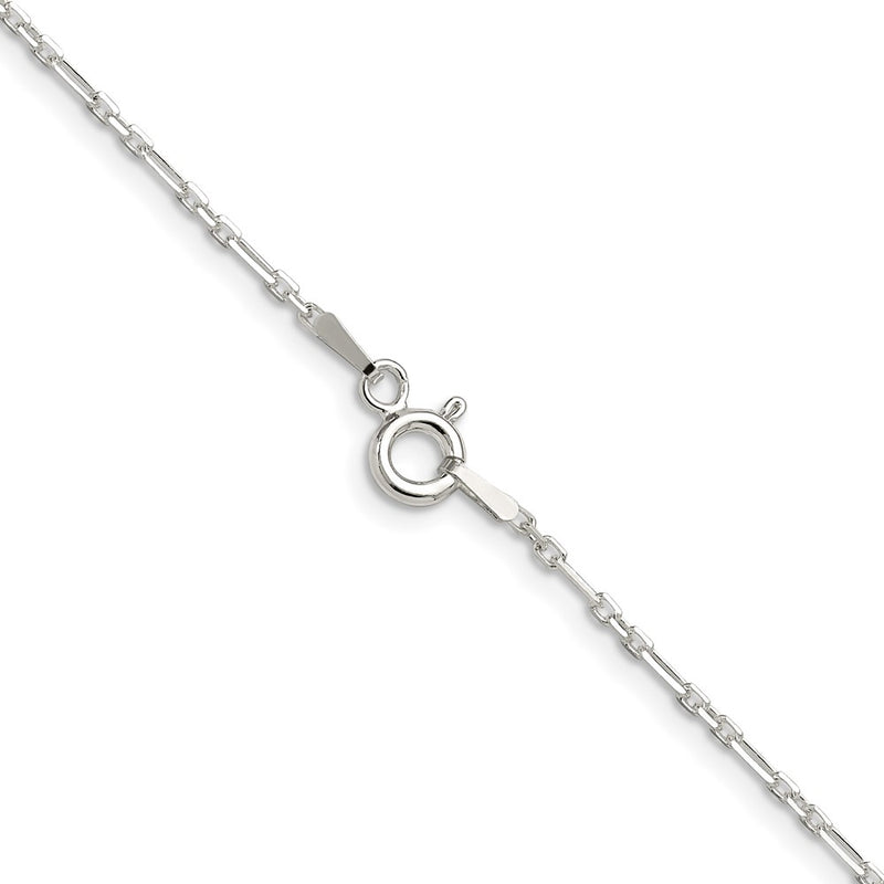 Sterling Silver D/c 1.75mm 3 Short Plus 1 Long Cable Link Chain