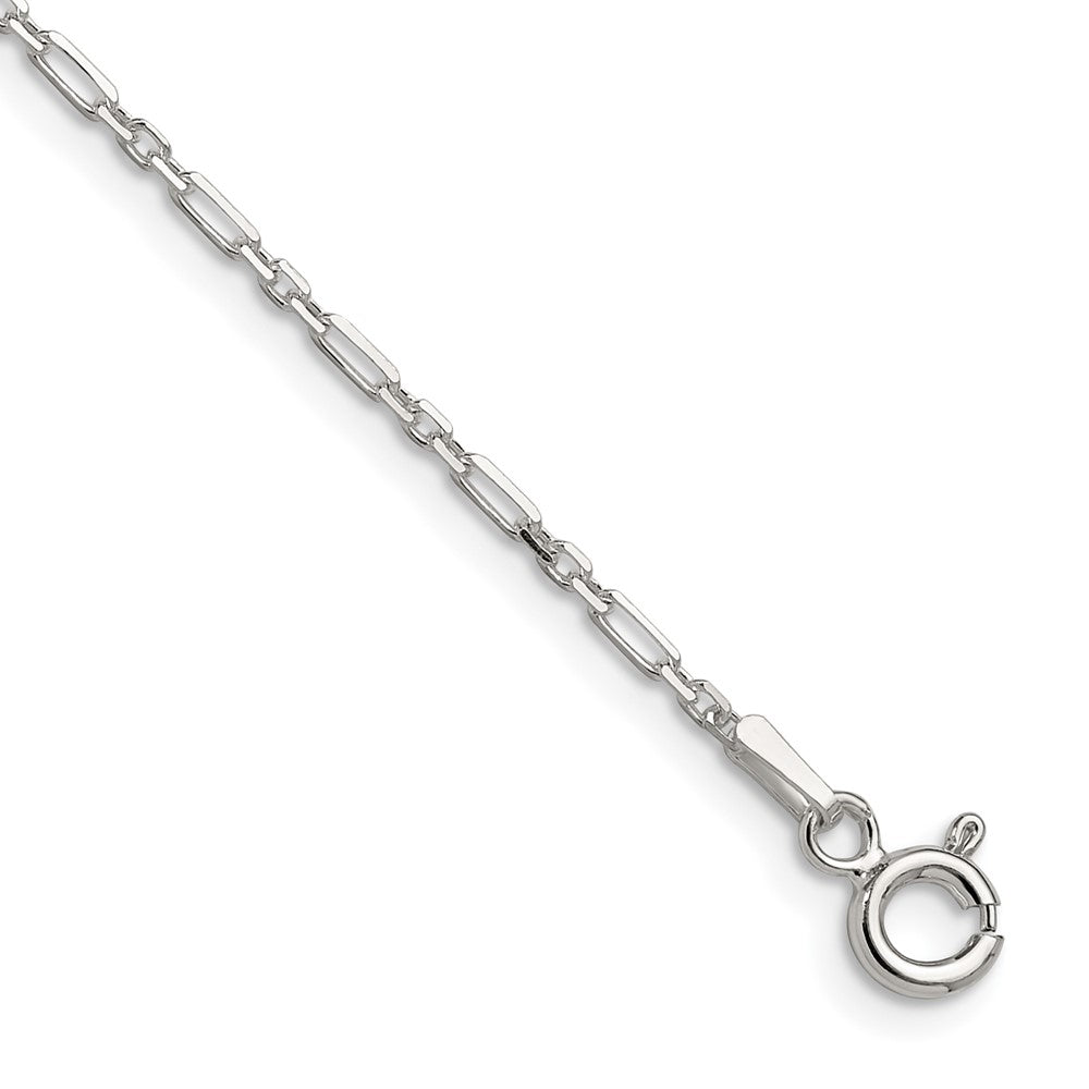 Sterling Silver D/c 1.75mm 3 Short Plus 1 Long Cable Link Chain
