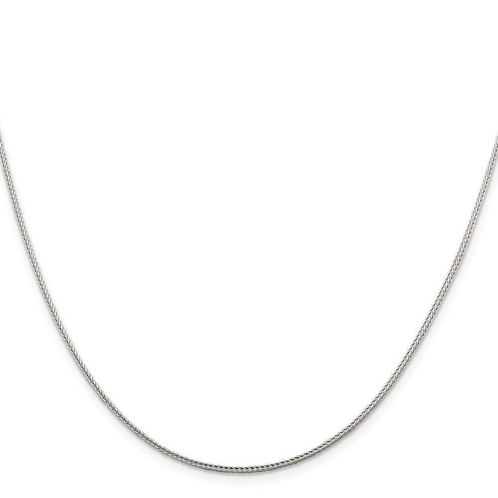 26 Inch Sterling Silver 1.45mm Diamond-Cut Round Franco Chain Necklace