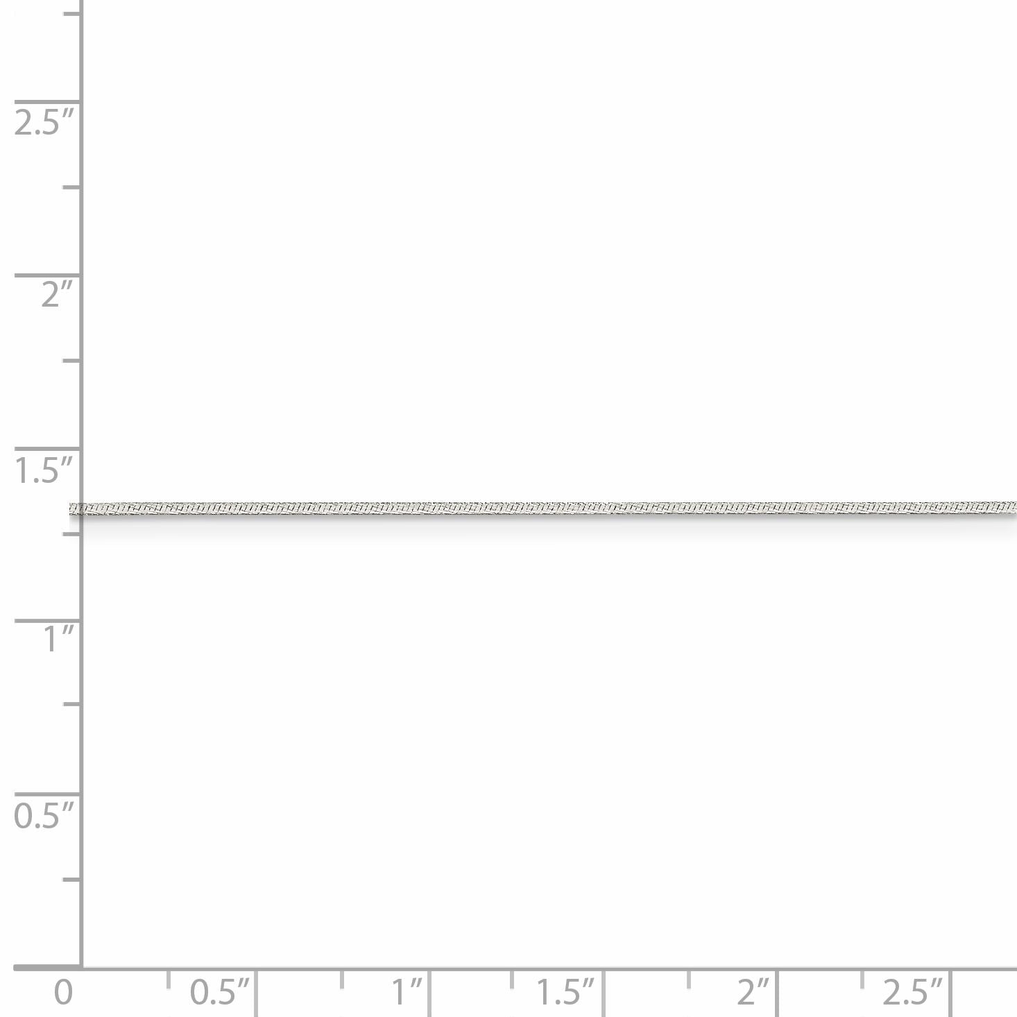 26 Inch Sterling Silver .85mm Diamond-Cut Snake Chain