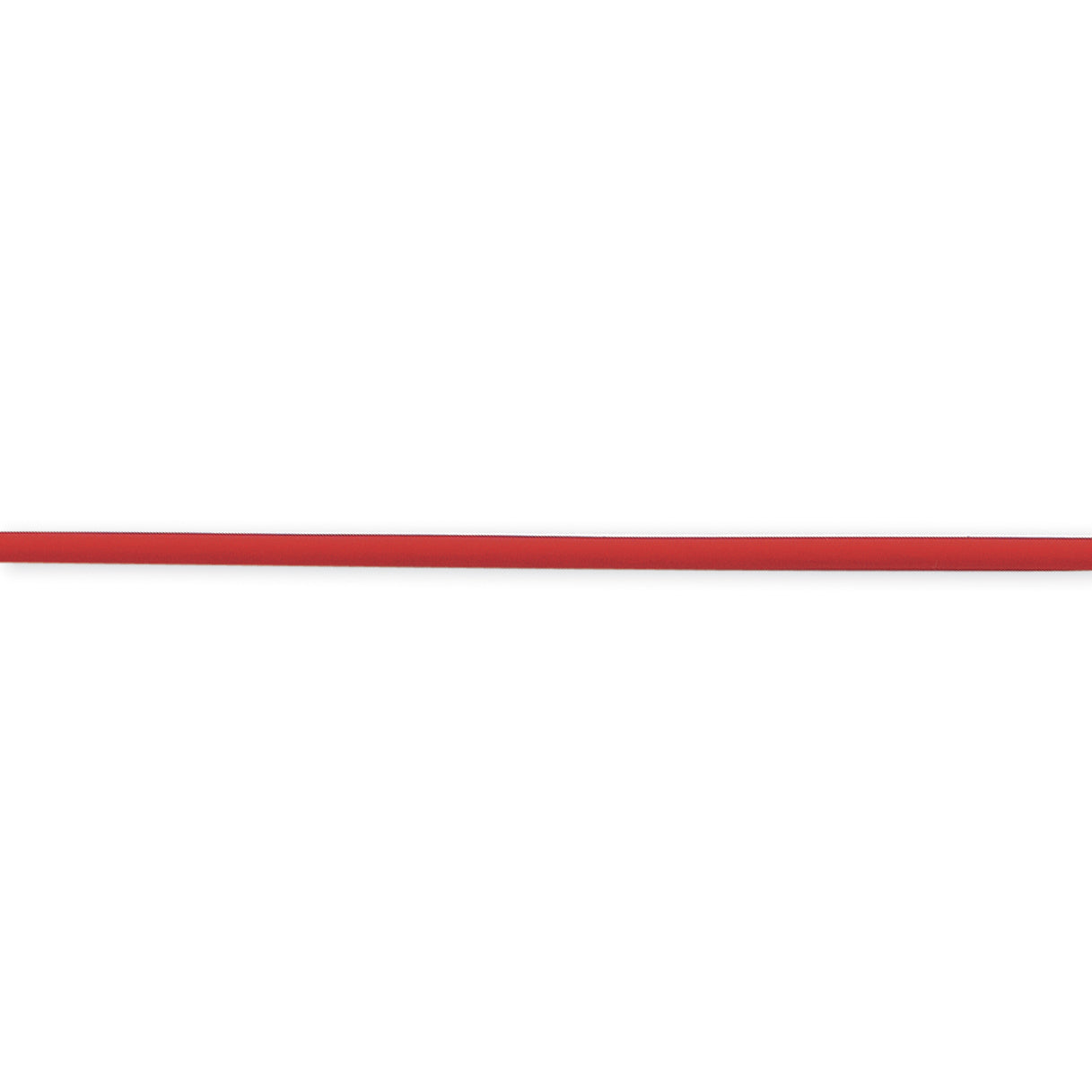 Sterling Silver 18Inch 2mm Strawberry Rubber Cord Necklace