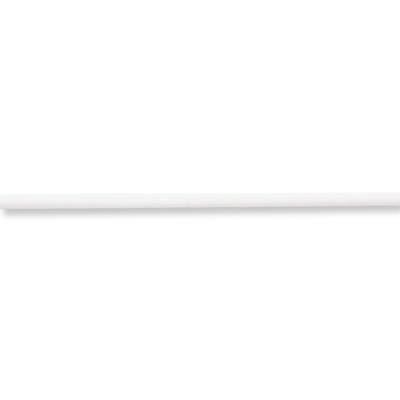 Sterling Silver 18Inch 4mm White Rubber Cord Necklace