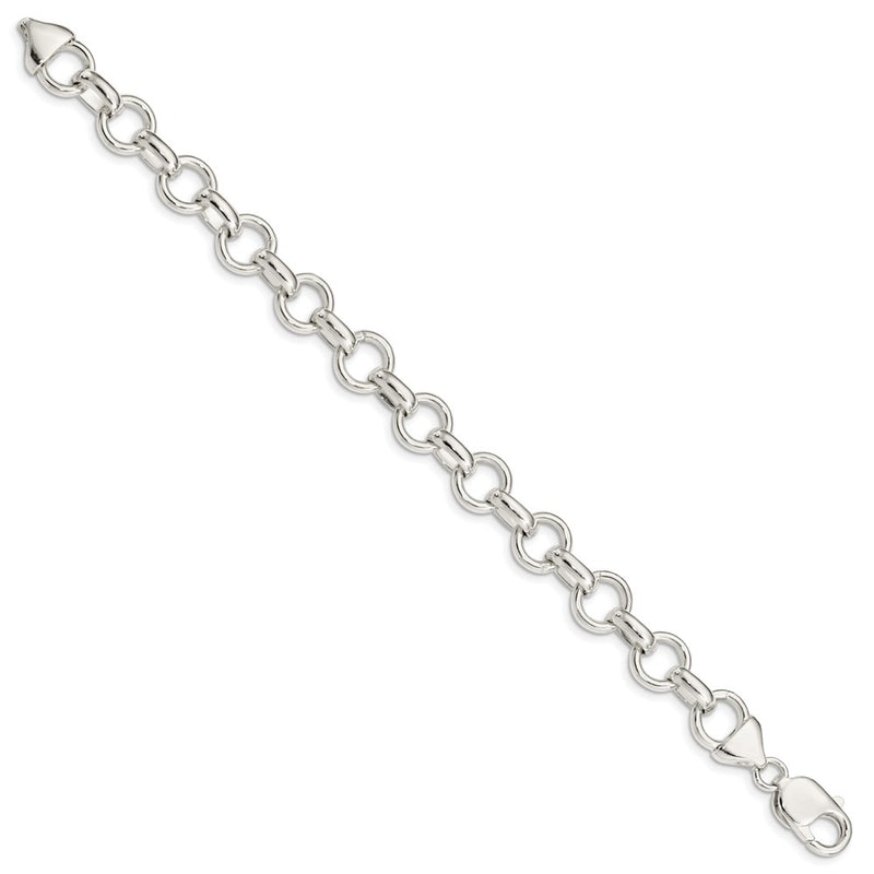 7.25 Inch Sterling Silver Link Bracelet
