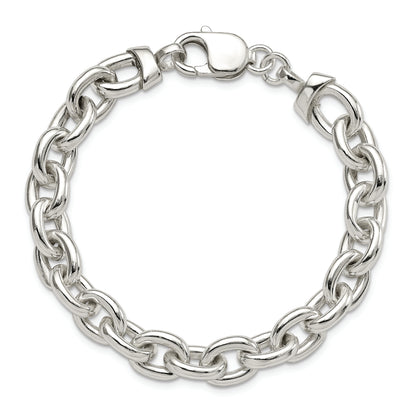7.5 Inch Sterling Silver Fancy Link Bracelet