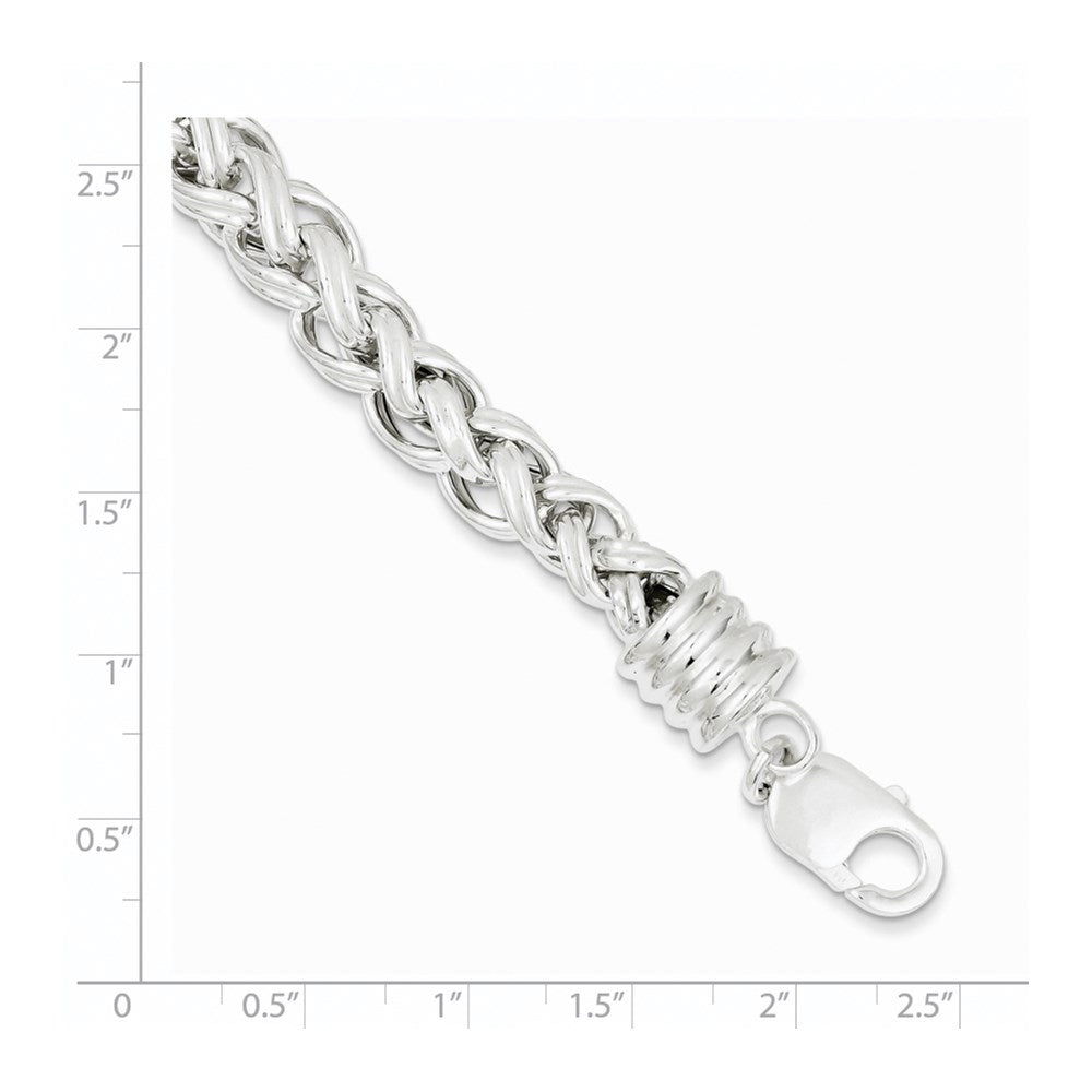 7.75 Inch Sterling Silver Fancy Bracelet