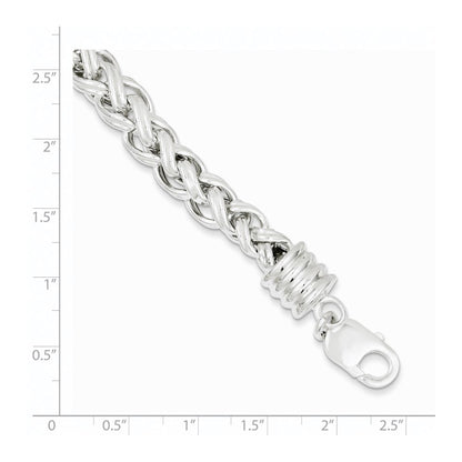 7.75 Inch Sterling Silver Fancy Bracelet