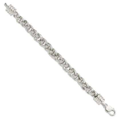 7.75 Inch Sterling Silver Fancy Bracelet