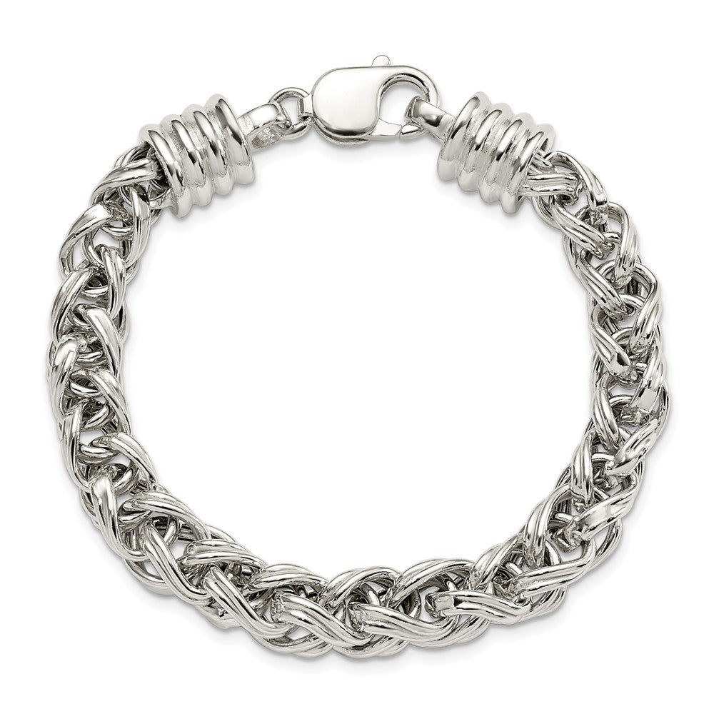 7.75 Inch Sterling Silver Fancy Bracelet