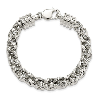 7.75 Inch Sterling Silver Fancy Bracelet