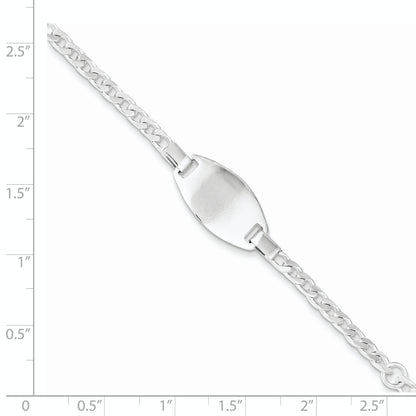 3 Inch Sterling Silver Childrens 5In Plus 1In Ext Id Bracelet