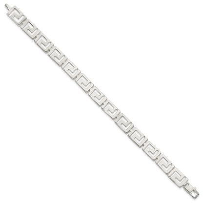 7.5 Inch Sterling Silver Greek Key Bracelet